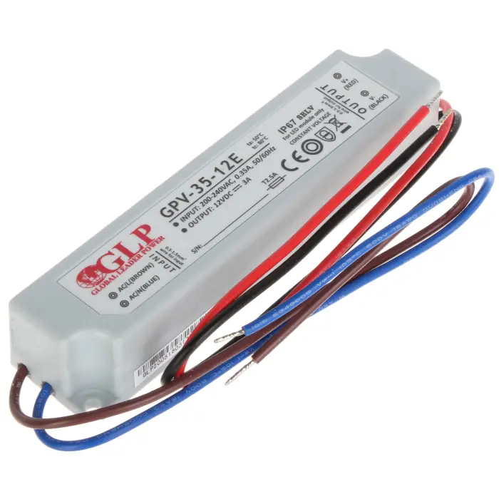 ZASILACZ IMPULSOWY 12V/3A/GPV-MINI