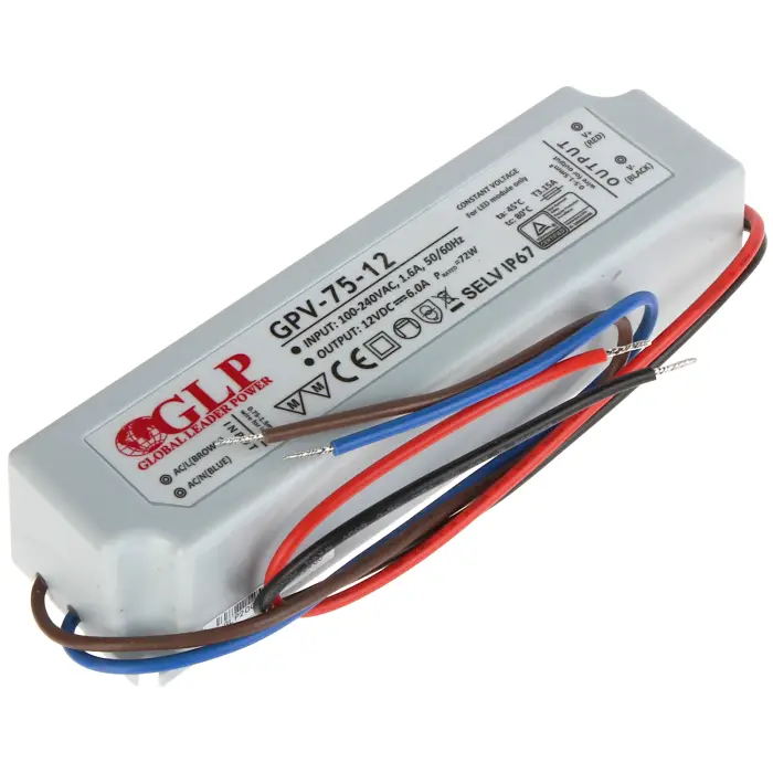 ZASILACZ IMPULSOWY 12V/6A/GPV