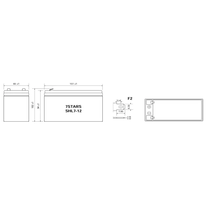 AKUMULATOR 12V/7AH-7STARS