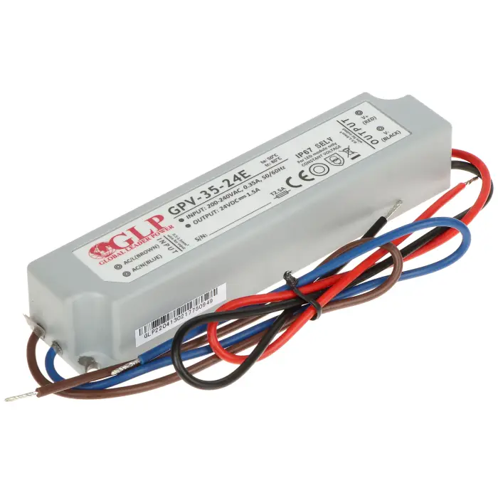 ZASILACZ IMPULSOWY 24V/1.5A/GPV-MINI