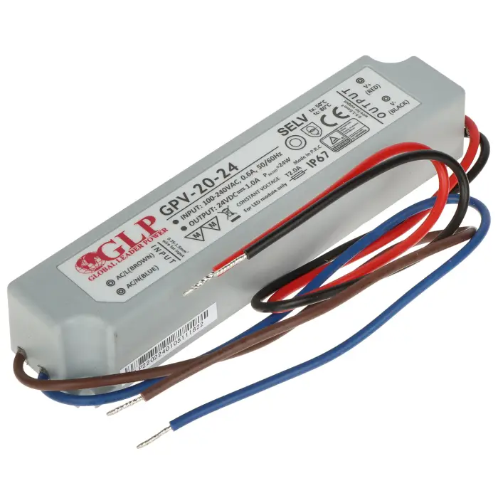 ZASILACZ IMPULSOWY 24V/1A/GPV