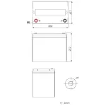 AKUMULATOR 25.6V/50AH/LIFEPO4-EP EUROPOWER