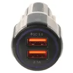 ŁADOWARKA SAMOCHODOWA USB 5V/3.1A/2XUSB-QUICK3.0/CAR