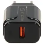 ŁADOWARKA SIECIOWA USB 5V/3A/USB-QUICK3.0/B STAZER