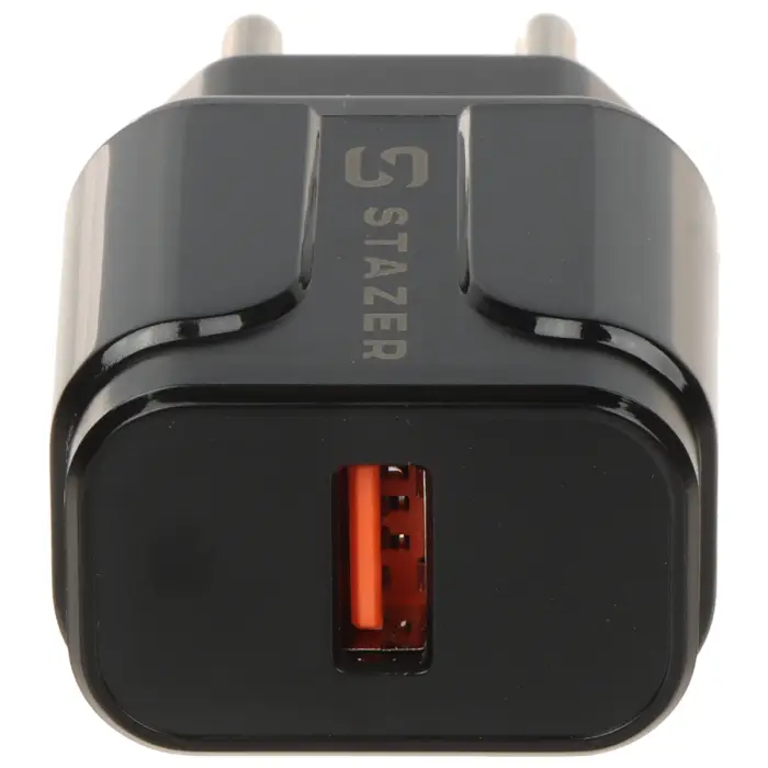 ŁADOWARKA SIECIOWA USB 5V/3A/USB-QUICK3.0/B STAZER