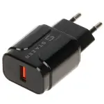 ŁADOWARKA SIECIOWA USB 5V/3A/USB-QUICK3.0/B STAZER