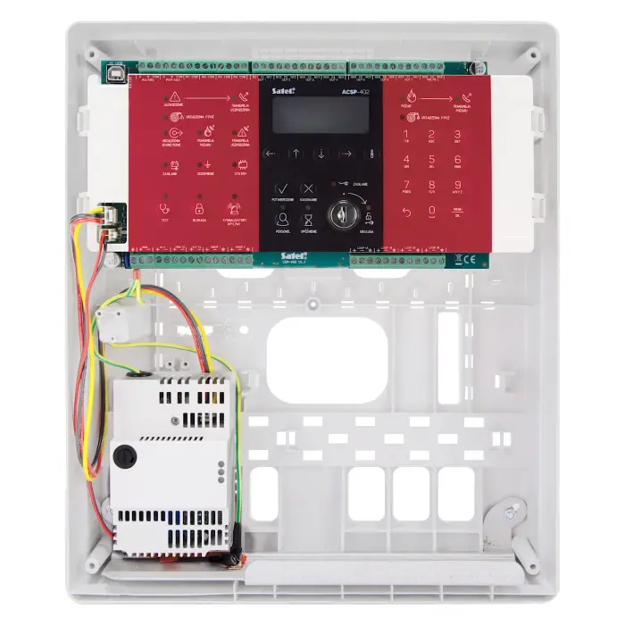 ADRESOWALNA CENTRALA SYGNALIZACJI POŻAROWEJ ACSP-402 SATEL