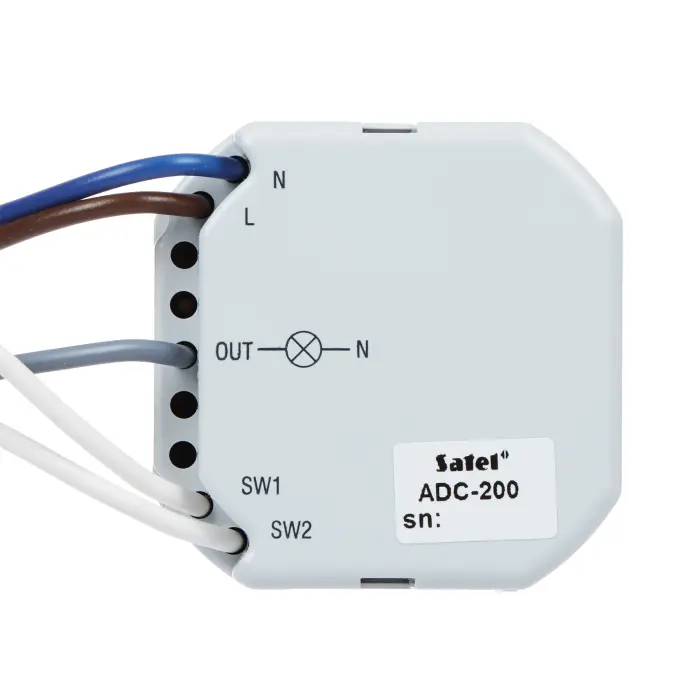 INTELIGENTNY ŚCIEMNIACZ OŚWIETLENIA ADC-200 BE WAVE 230 V AC SATEL