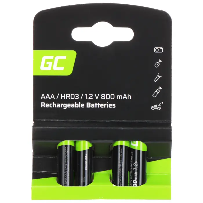 AKUMULATOR AKU-AAA-800/GC*P4 1.2 V Ni-MH HR03, AAA Green Cell