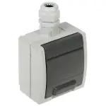 GNIAZDO NATYNKOWE POJEDYNCZE AQUANT-G1/EPN 230 V AC 16 A IP65 Elektro-Plast
