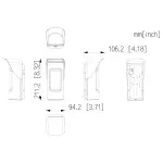 BEZPRZEWODOWA CZUJKA DUALNA MIKROFALA + PIR ARD2251E-W2(868) DAHUA