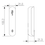 BEZPRZEWODOWY KONTAKTRON ARD323-W2(868) DAHUA