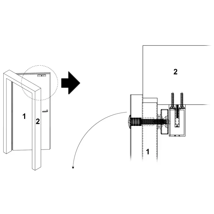 ZWORA ELEKTROMAGNETYCZNA ASF280A-V1 DAHUA