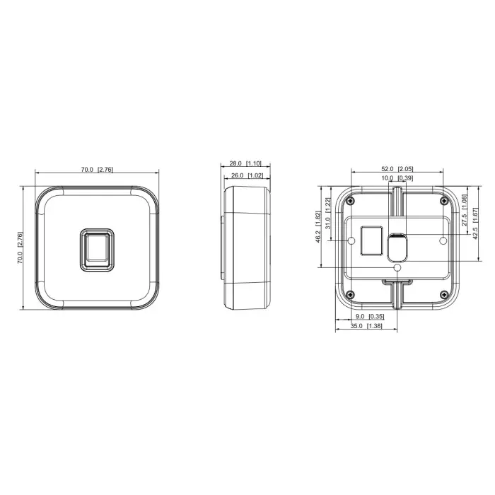 CZYTNIK LINII PAPILARNYCH + RFID ASR2102A-D DAHUA