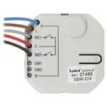 BEZPRZEWODOWY DWUKANAŁOWY STEROWNIK 230V AC ASW-210 (Smart 2-CH Relay) ABAX/ABAX2 SATEL