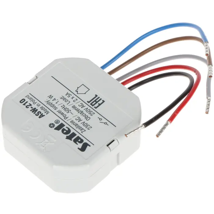 BEZPRZEWODOWY DWUKANAŁOWY STEROWNIK 230V AC ASW-210 (Smart 2-CH Relay) ABAX/ABAX2 SATEL