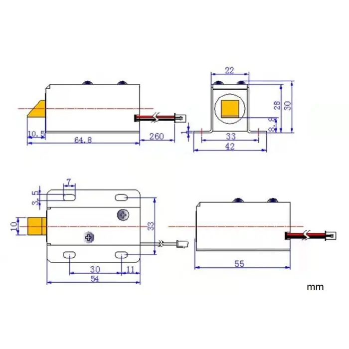 ZACZEP ELEKTROMAGNETYCZNY SZAFKOWY ATLO-DT-L08