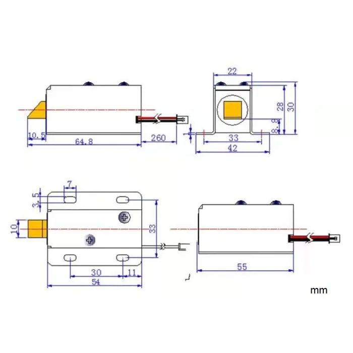 ZACZEP ELEKTROMAGNETYCZNY SZAFKOWY ATLO-DT-L09