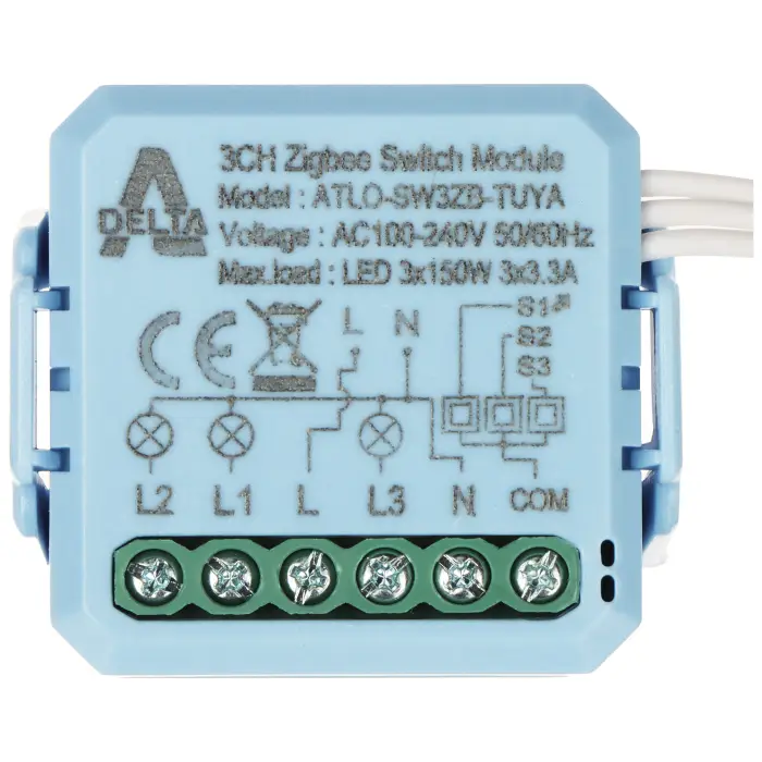 INTELIGENTNY PRZEŁĄCZNIK ATLO-SW3ZB-TUYA ZigBee, Tuya Smart