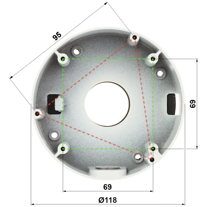 UCHWYT KAMERY BCS-B-DK-B BCS BASIC