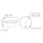 KAMERA WANDALOODPORNA IP BCS-L-DIP25FSR3-AI1 - 5 Mpx 2.8 mm BCS Line