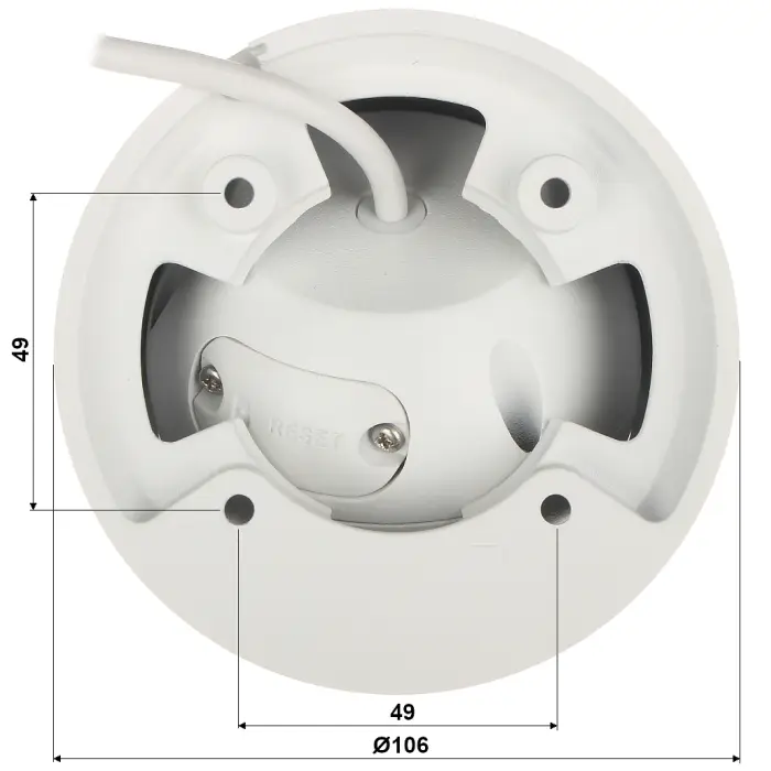 KAMERA IP BCS-L-EIP28FSR5-AI1(2) - 8.3 Mpx 4K UHD 2.8 mm BCS Line