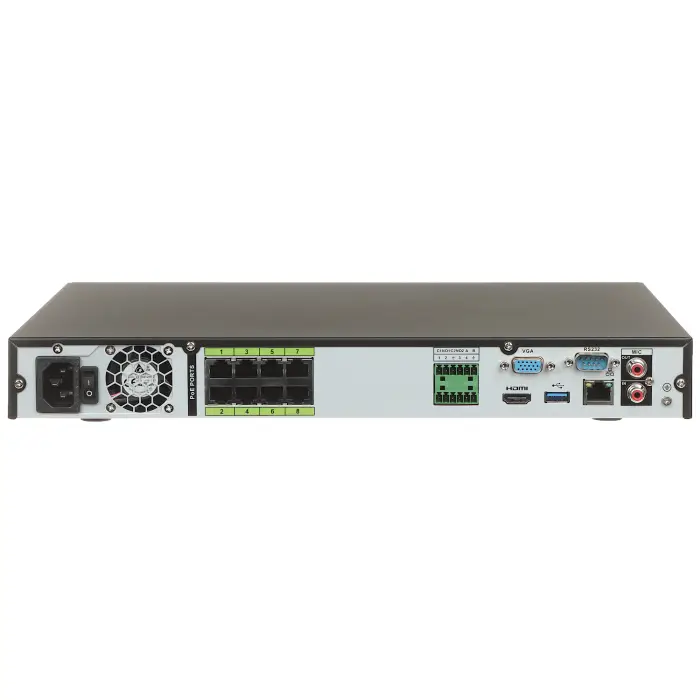 REJESTRATOR IP BCS-NVR0802-4K-P-III 8 KANAŁÓW, 8 PoE BCS Line