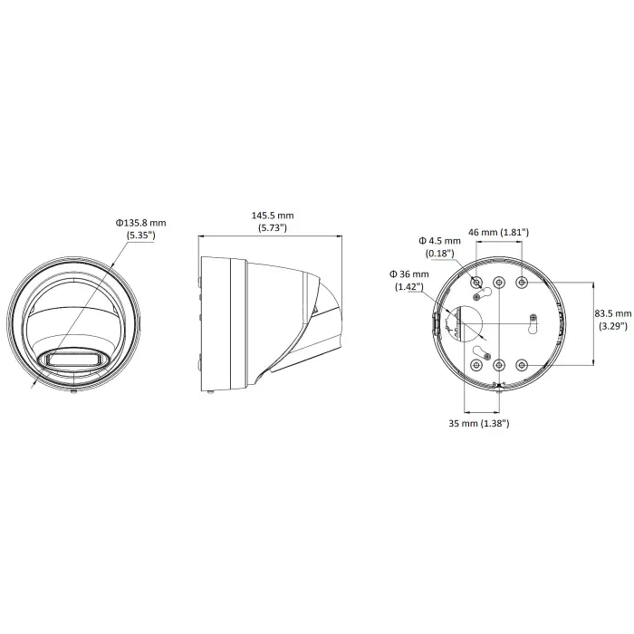 KAMERA WANDALOODPORNA IP BCS-V-EIP54VSR4-AI2 - 4 Mpx 2.8 ... 12 mm - MOTOZOOM BCS View