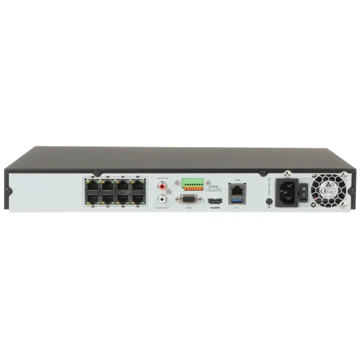 REJESTRATOR IP BCS-V-NVR0802-4K-8P 8 KANAŁÓW, 8 PoE BCS View