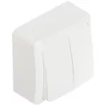 ŁĄCZNIK ŚWIECZNIKOWY PODWÓJNY BERG/3711-00/EPN 250 V 10 A Elektro-Plast