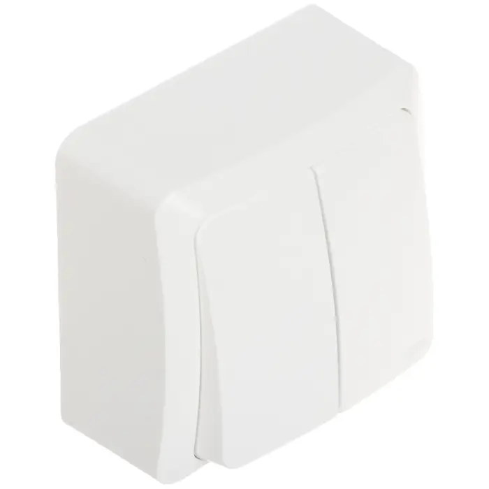 ŁĄCZNIK ŚWIECZNIKOWY PODWÓJNY BERG/3711-00/EPN 250 V 10 A Elektro-Plast