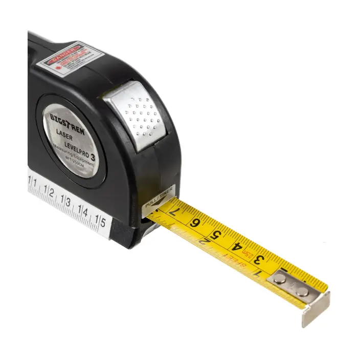 POZIOMICA LASEROWA + MIARA ZWIJANA BIGSTREN-21747 BIGSTREN