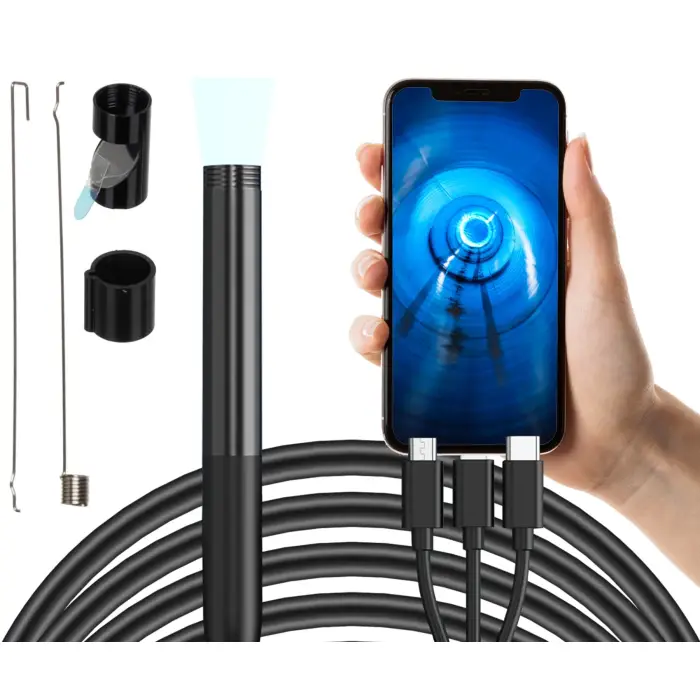 KAMERA ENDOSKOPOWA BIGSTREN-23020 USB-C USB-MICRO LIGHTNING BIGSTREN