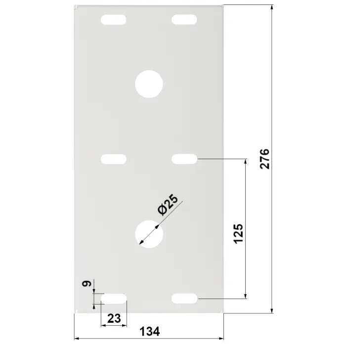 BLACHA MONTAŻOWA BM-130X280/ECO