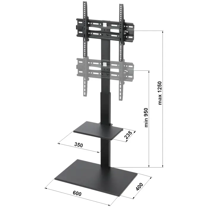 UCHWYT DO TELEWIZORA LUB MONITORA BRATECK-FS22-44TP