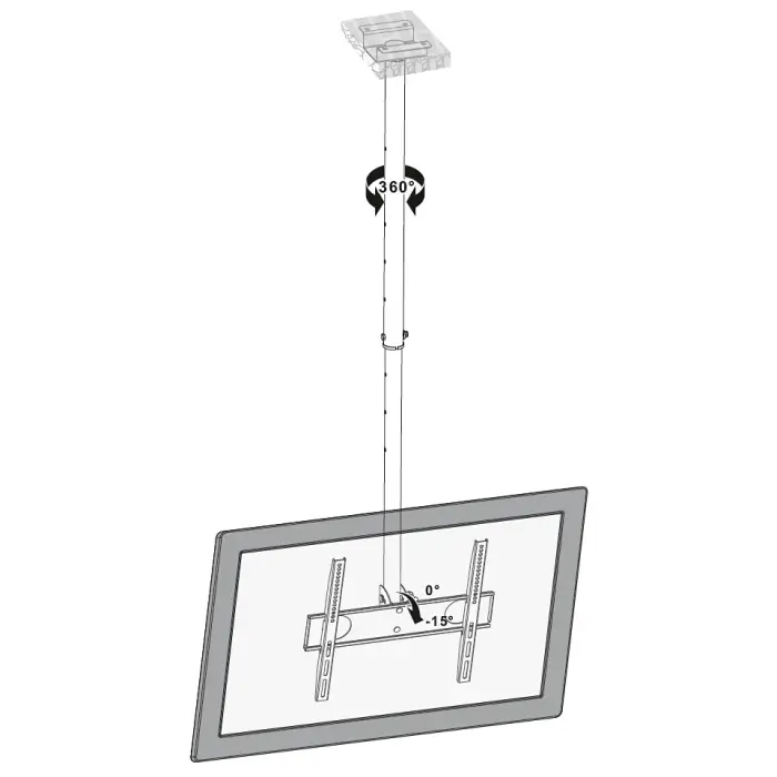 UCHWYT DO TELEWIZORA LUB MONITORA BRATECK-PLB-CE344