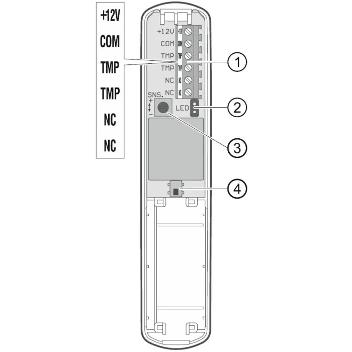 KURTYNOWA CZUJKA PIR CD-2-DG SATEL