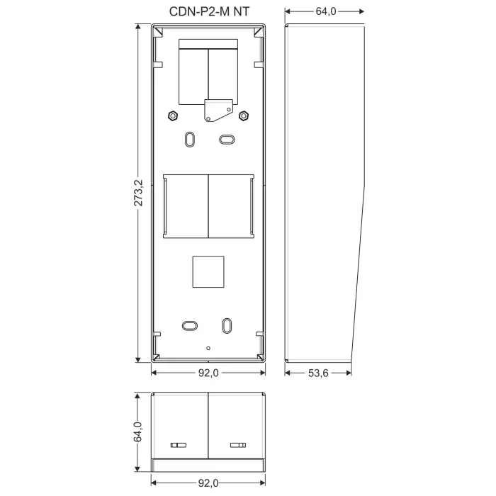 OBUDOWA NATYNKOWA CDN-P2-M-NT ACO