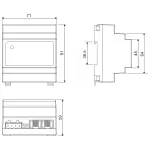 ROZDZIELACZ AUDIO CDNAR/U-DIN ACO