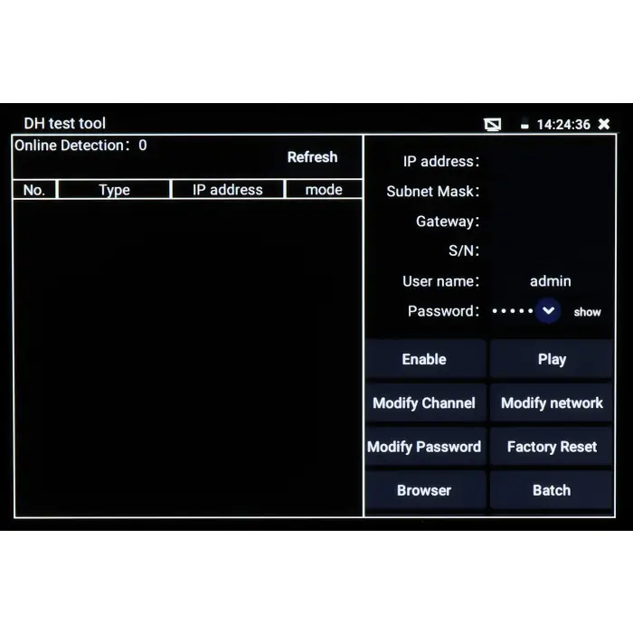 WIELOFUNKCYJNY TESTER CCTV CS-HB-45H