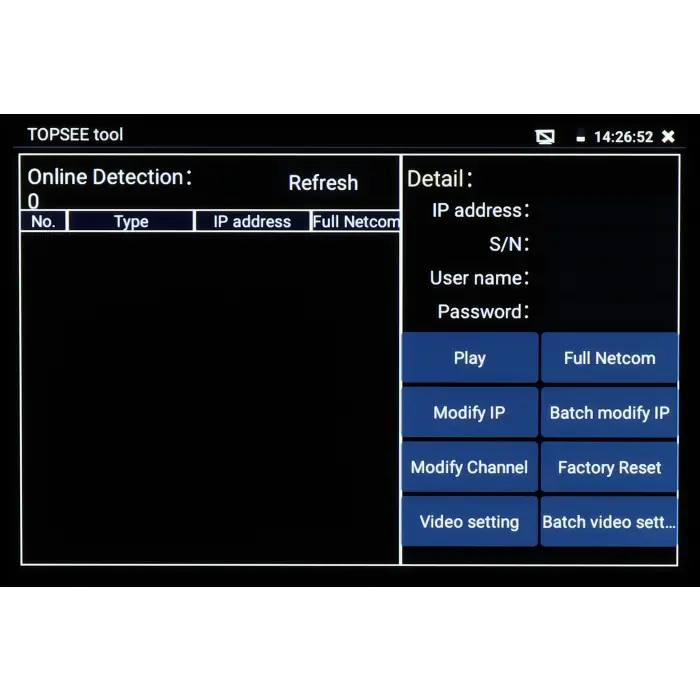 WIELOFUNKCYJNY TESTER CCTV CS-HB-45H