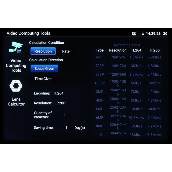 WIELOFUNKCYJNY TESTER CCTV CS-HB-45H