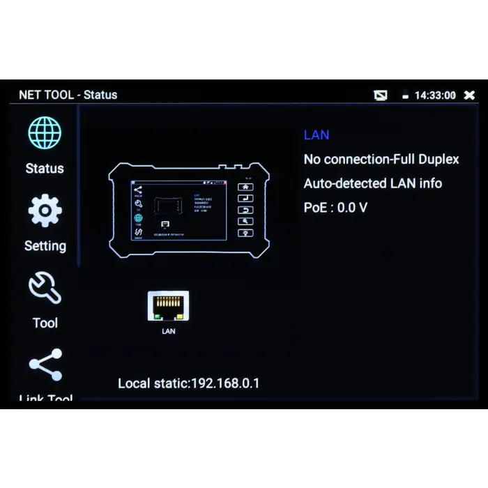 WIELOFUNKCYJNY TESTER CCTV CS-HB-45H