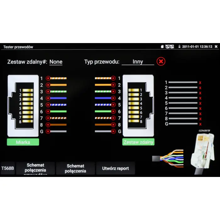 REFLEKTOMETR OPTYCZNY (OTDR) Z TESTEREM CCTV CS-R4-50H