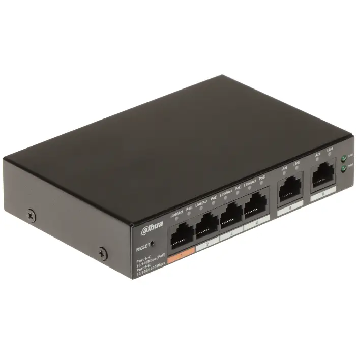 SWITCH POE CS4006-4ET-60 4-PORTOWY DAHUA