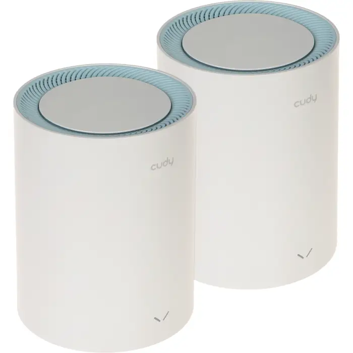 DOMOWY SYSTEM WI-FI CUDY-M1200/2 2.4 GHz, 5 GHz, 300 Mb/s + 867 Mb/s CUDY