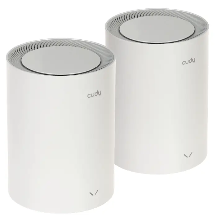 DOMOWY SYSTEM WI-FI CUDY-M1800/2 Wi-Fi 6, 2.4 GHz, 5 GHz, 574 Mb/s + 1201 Mb/s CUDY