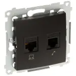 GNIAZDO KOŃCOWE RJ-45 + RJ-12 D5T.01/49-SIMON54