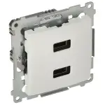 GNIAZDO ŁADOWANIA DC2USB.01/11-SIMON54 Premium USB 5 V DC / 2.1 A