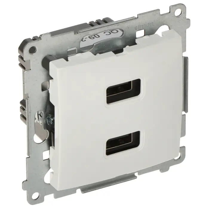 GNIAZDO ŁADOWANIA DC2USB.01/11-SIMON54 Premium USB 5 V DC / 2.1 A